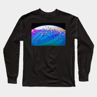 Soap Bubble Close Up Long Sleeve T-Shirt